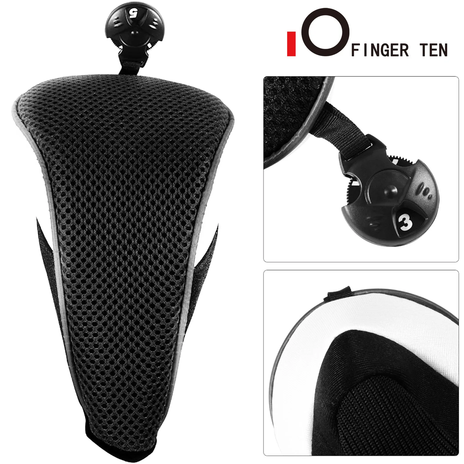 Club Head Covers Putter Woods Cover Protector Interchangeabl
