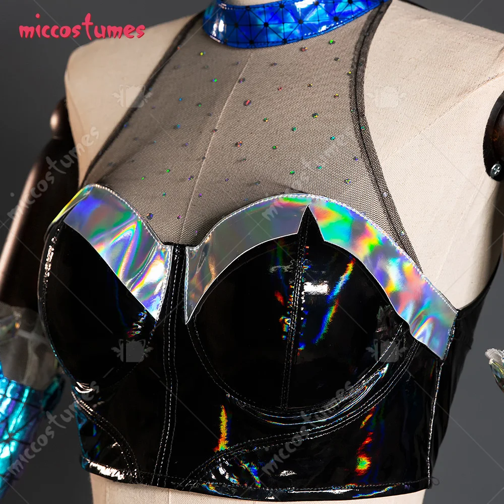 Женская игра смешанный темно-синий цвет блестящий симфонический лазерный