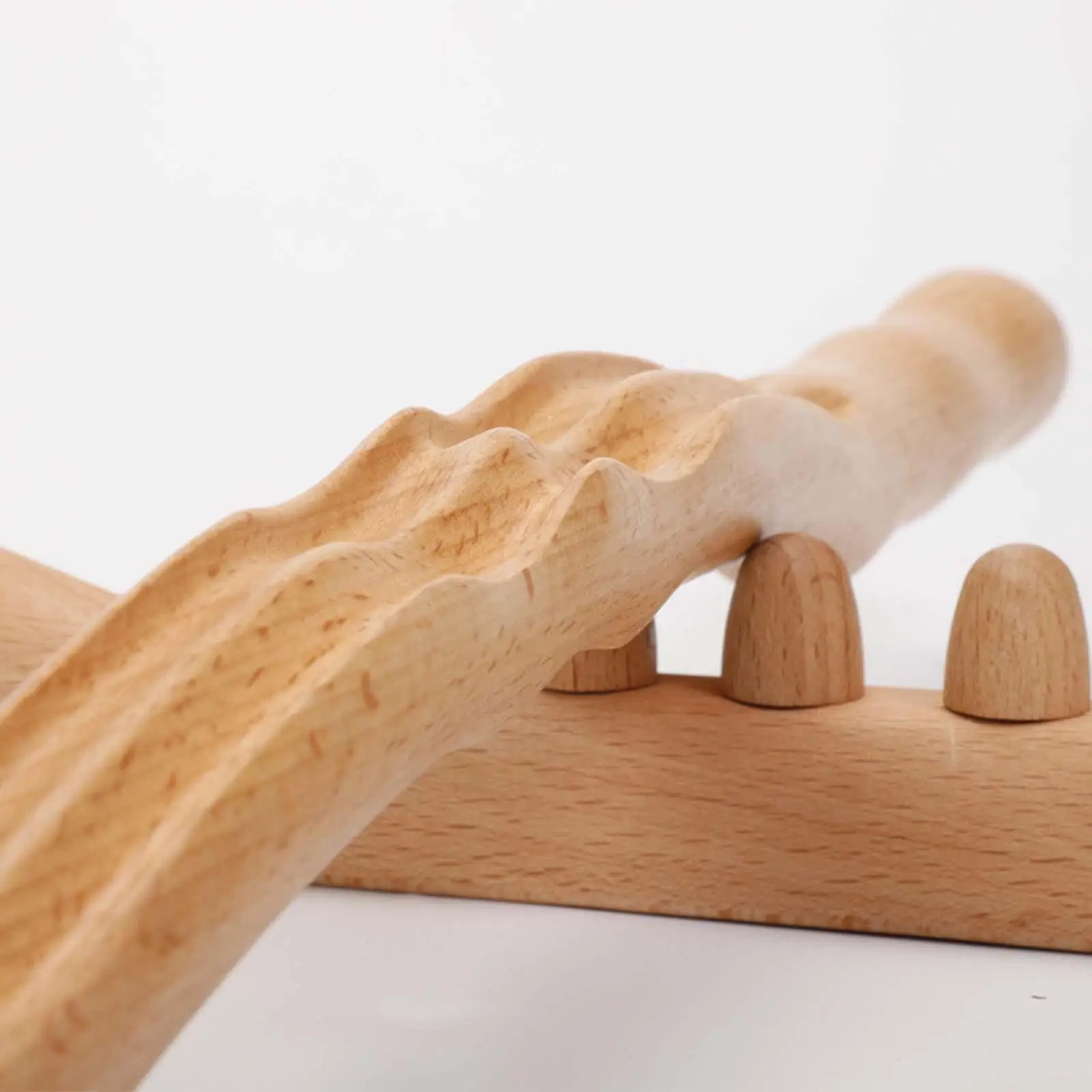 

Wooden Scraping Massage Stick Tool Relaxation Smooth Edge Manual Portable Massage Roller Rod for Legs Body Arms