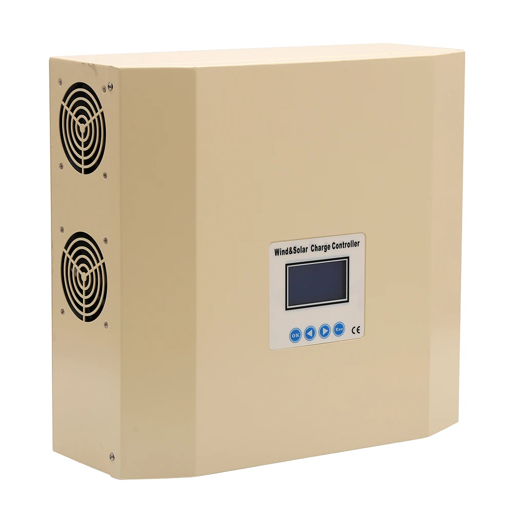 

hot sale 48v 2kw wind turbine and 1kw solar panel wind solar hybrid controller