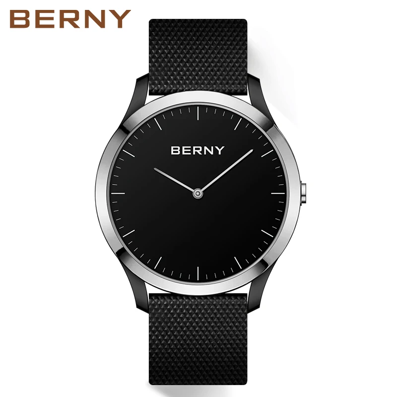 BERNY Smart Watch for Women Men Couple Heart Rate Monitor Waterproof Sports Fitness Tracker Android IOS Clock