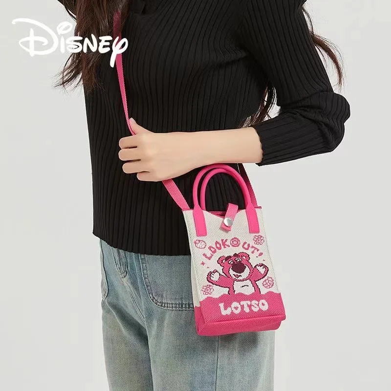 Новая женская Сумочка Disney Винни-Пух Модный миниатюрный мессенджер на плечо милая