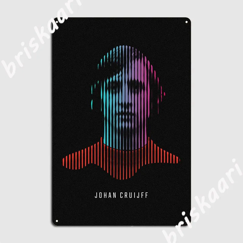 Johan Cruijff металлический плакат на стену, настенная роспись, проектирование стен, Декор, жестяной знак, плакат