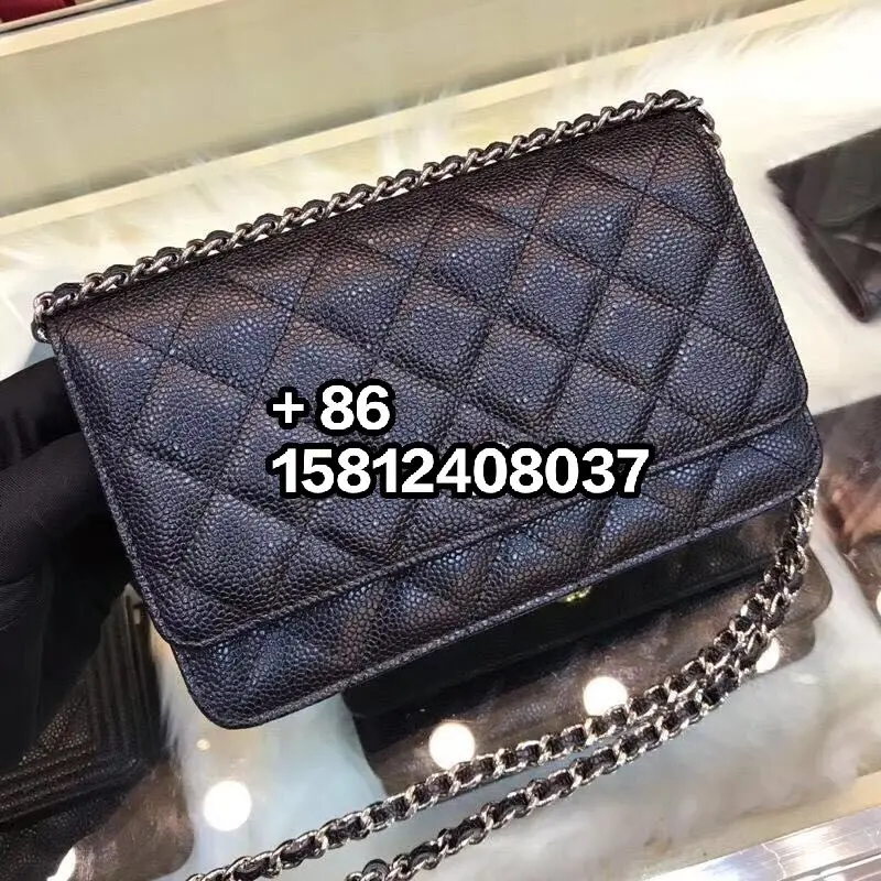 

luxury brand plain chain caviar small bag classic crossbody handbags women top quality real leather designers messenger bags