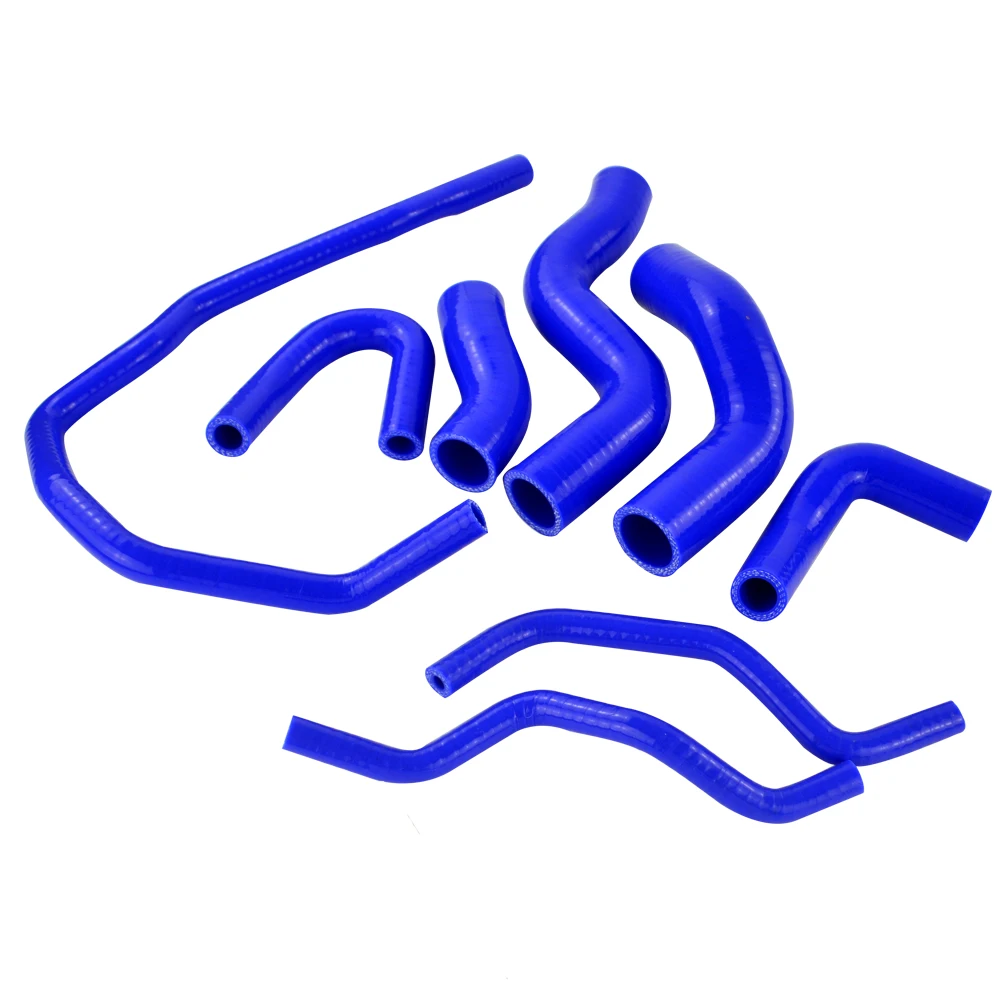 PQY RACING - синий силиконовый комплект шлангов охлаждающей жидкости радиатора для VW