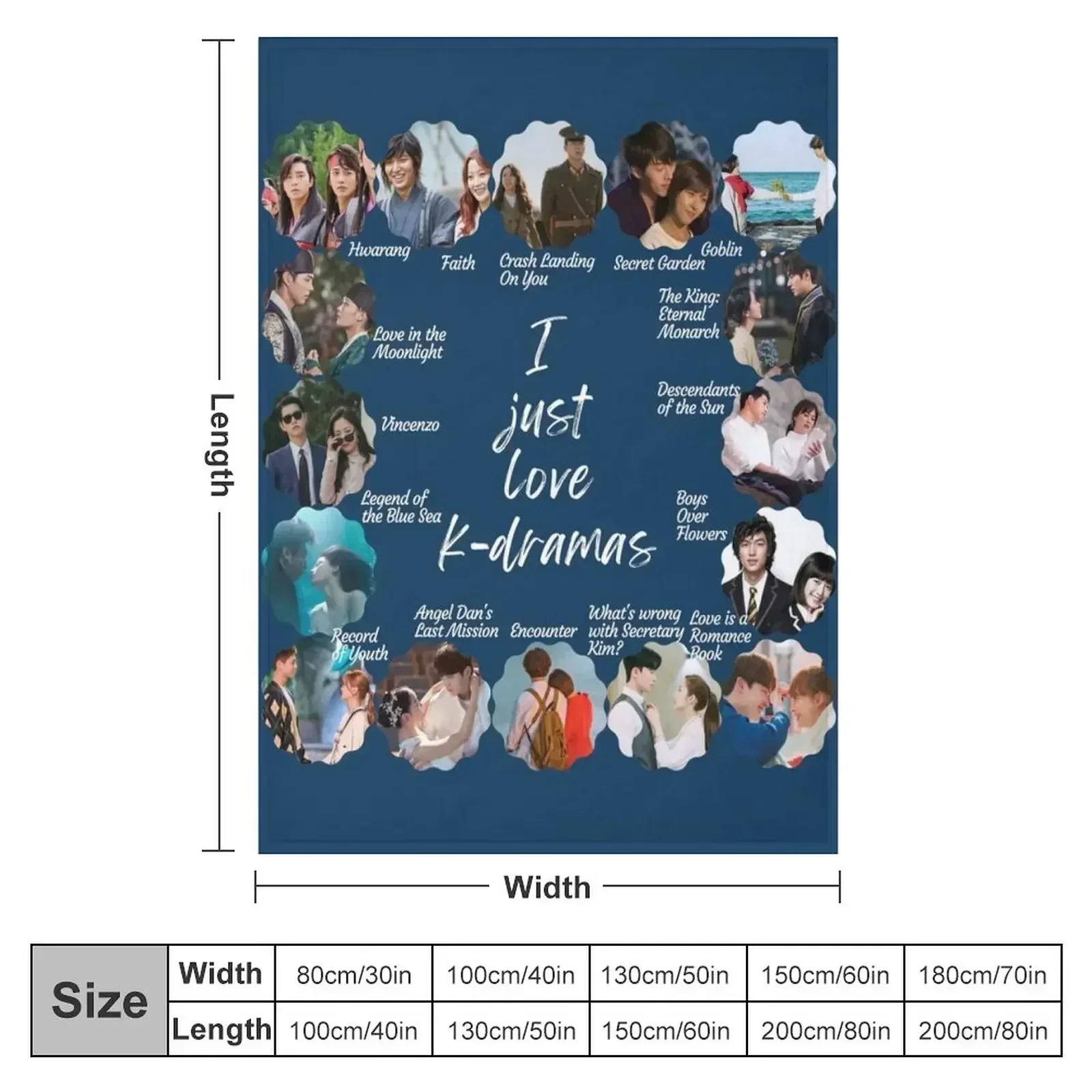 Я просто люблю К-драмы! Одеяло Роскошные одеяла для кровати Туристические