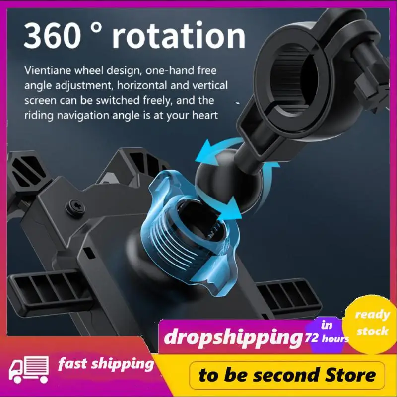 

Bike Accessories Mobile Phone Holder Gps Universal New Bike Phone Holder Abs Anti-slip Phone Holder Motorcycle Accessories 1pcs