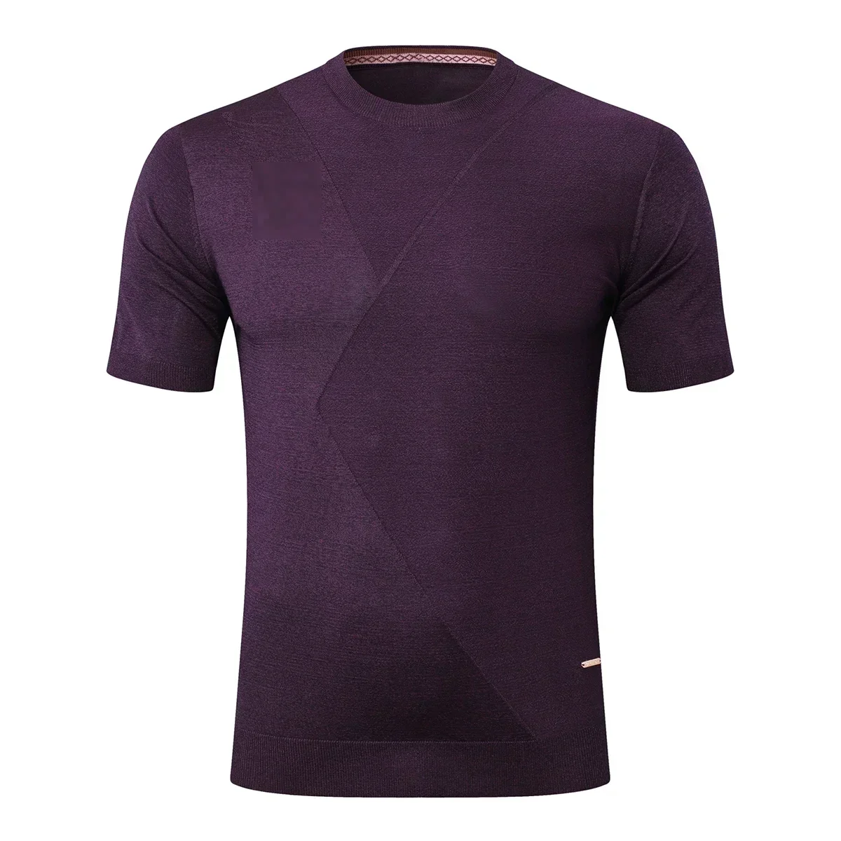 Футболка BLSK CPRT шелковая мужская футболка новинка 2025 деловая удобная прямая