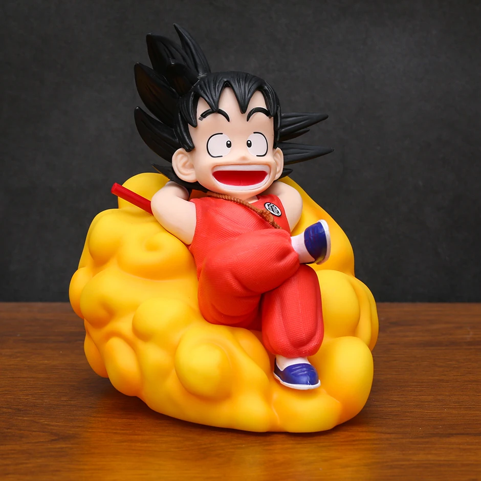 

Dragon Ball Z Child Son Goku with Cloud Somersault PVC Figurine Doll Model Figure Toy Christmas Gift
