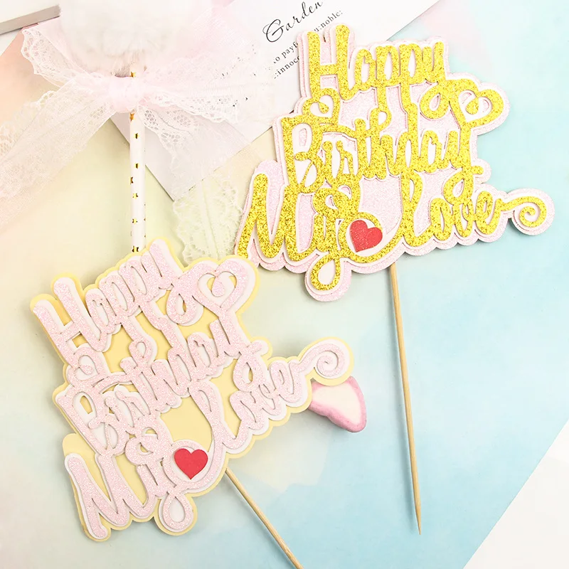 

5 шт., украшения для торта на день рождения