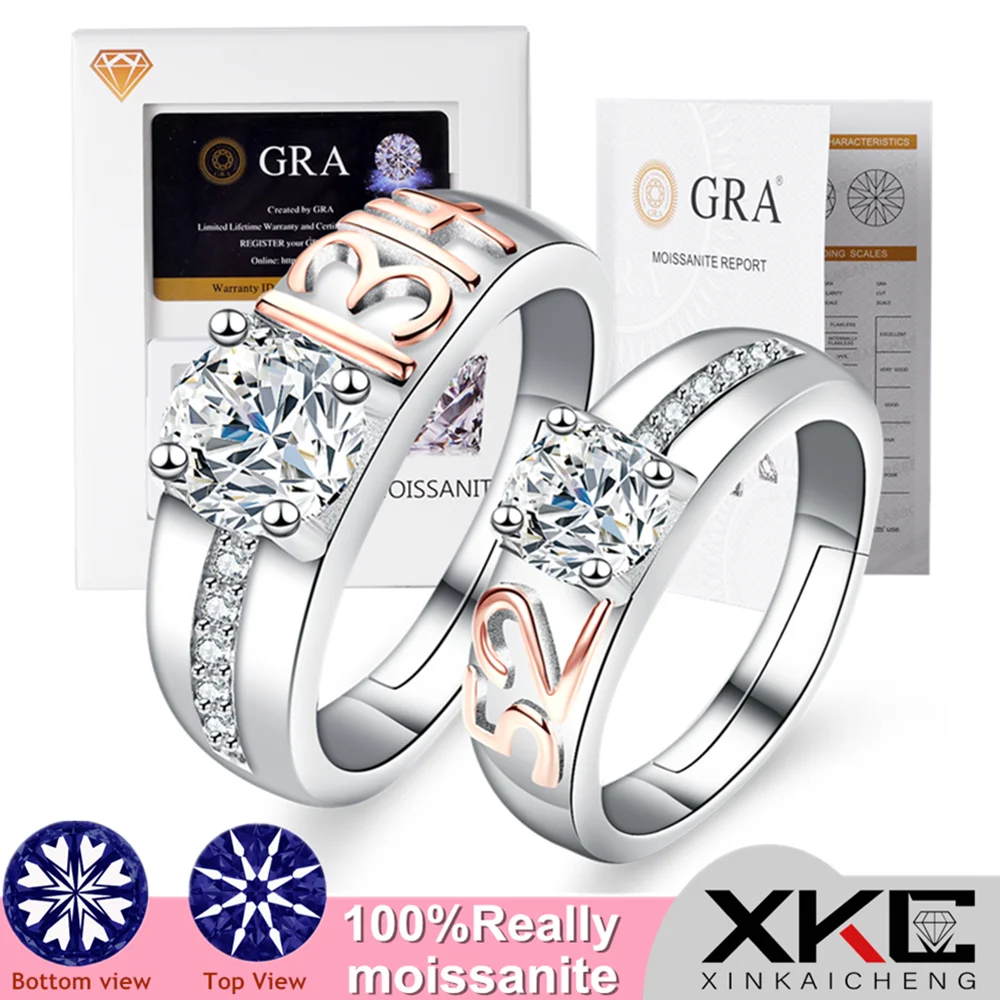 Женское кольцо с муассанитом