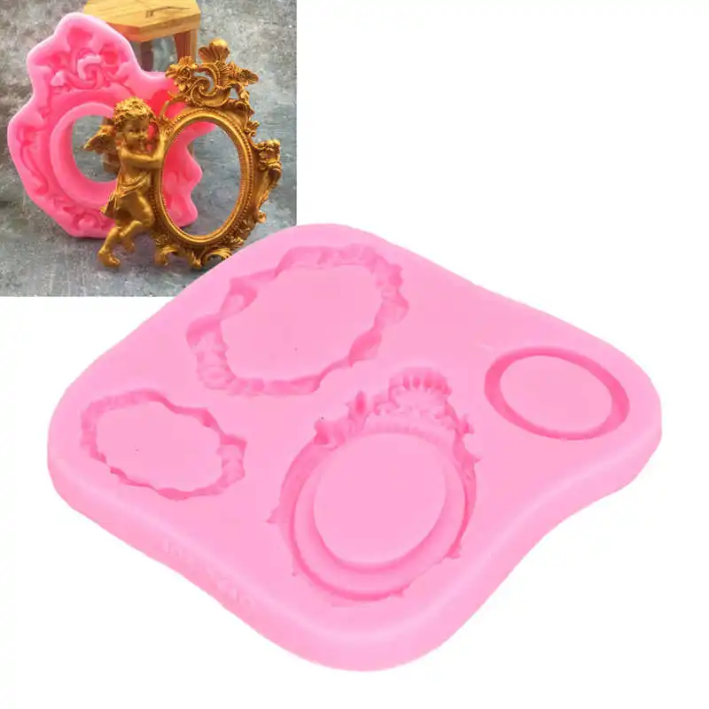 

1pcs 4 Types Silicone Fondant Cake Chocolate Decorating Mould Cooking Baking Tools