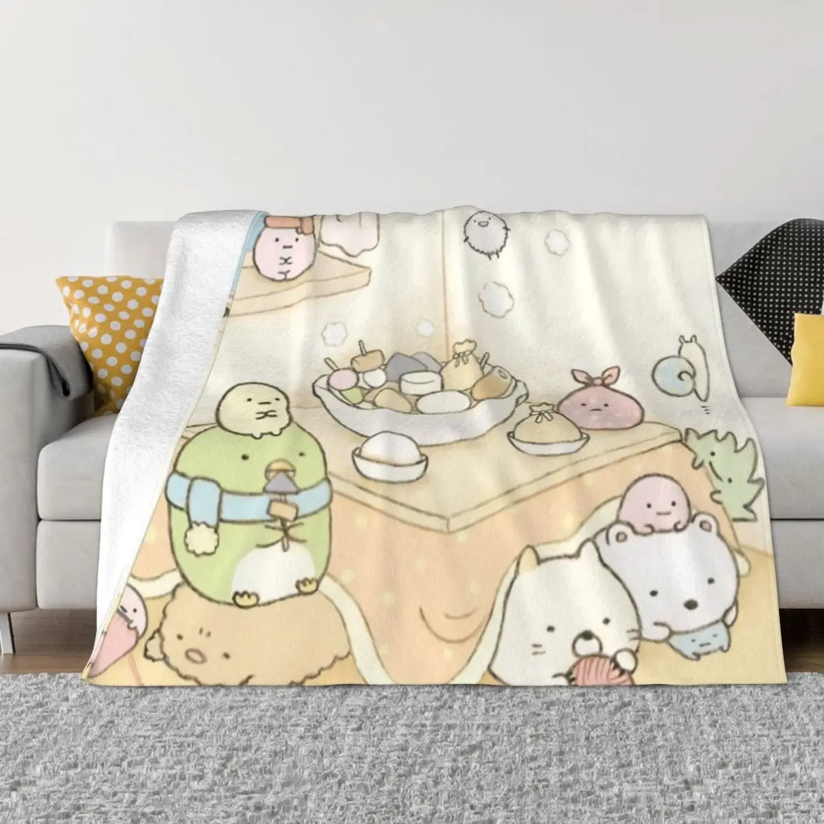 

Милые переносные теплые одеяла Sumikko Gurashi Sumikkogurashi для постельного белья, путешествий