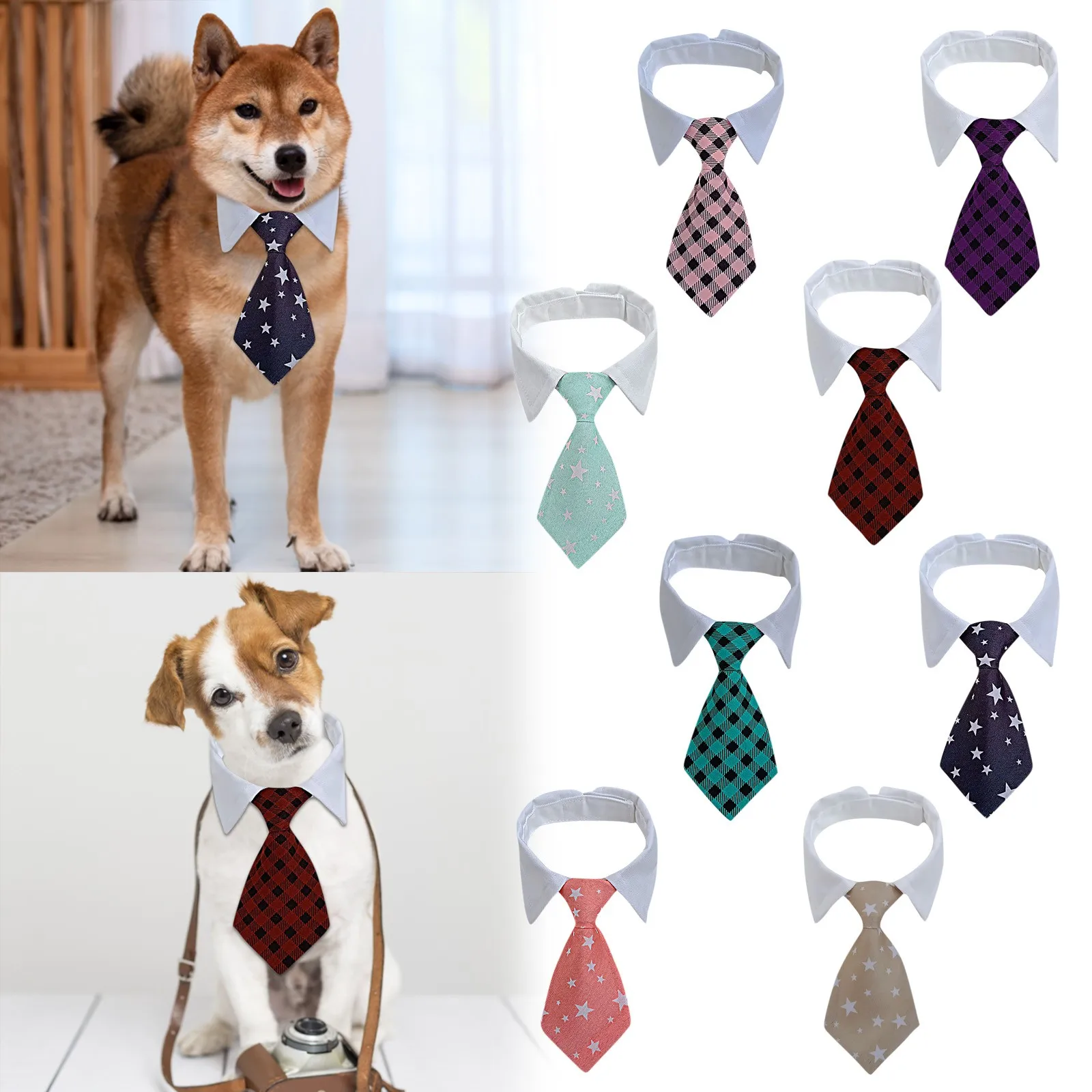 

Pet Bow Tie Adjustable Pet Dog Cat Tie For Medium Pet Tuxedo Adjustable Pets Dog Cat Bow Tie Pet Costume Necktie Collar For Pets
