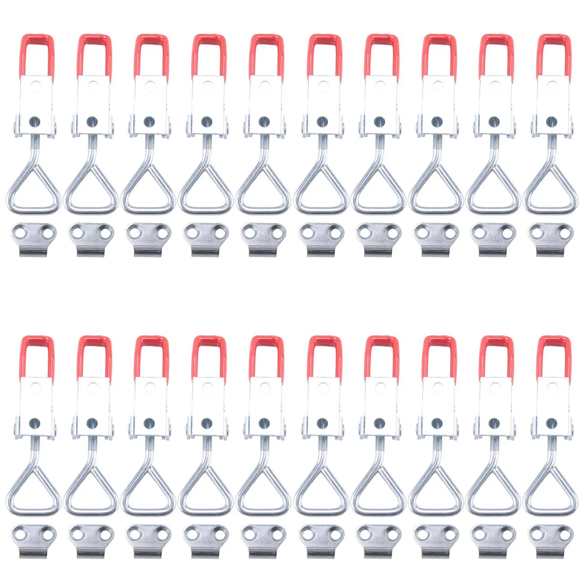 20 шт./упаковка регулируемый рычажный защелкивающийся зажим 4001 330 фунтов тяжелая