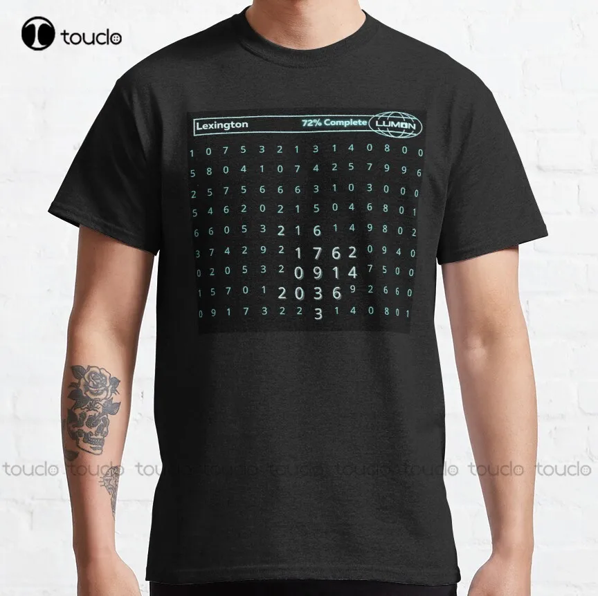 

Severance Lumon Mdr Numbers Classic T-Shirt Blue Shirts For Women Christmas Gift New Popular Xs-5Xl Unisex Streetwear Gd Hip Hop
