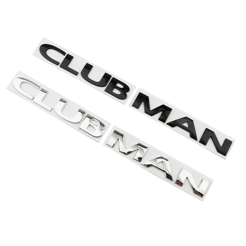 

Car 3D Metal Rear Trunk Tail Letters Badge Emblem Decals Styling Sticker For Mini Clubman S F54 F55 F60 R54 R55 R56 Accessories