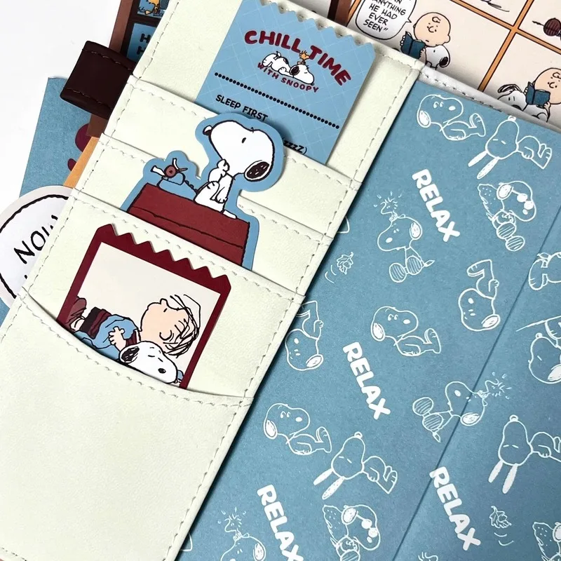 Kawaii Snoopy B6 блокнот ковбойская вышивка твердый корпус дневник высококачественная