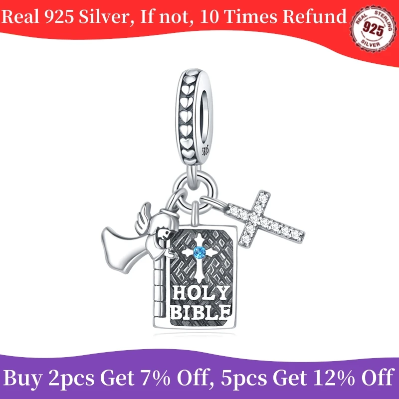 Женский кулон из серебра 925 пробы с распятием