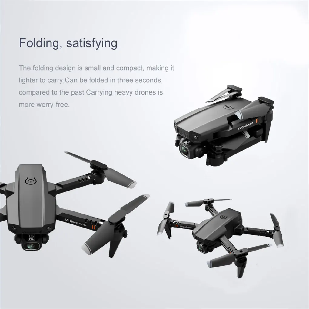 

Altitude Hold Headless Mode Foldable Drone Rechargeable Quadcopter Remote Control Aircraft Airplane Toy without Camera