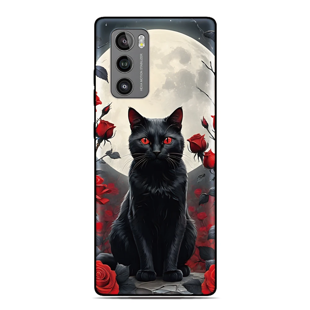 Фото Цветной кот, милая задняя крышка для DOOGEE Note 59 58 N55 Plus N50s N50 X98 Pro Nothing Phone 3a 2a CMF 1 2 3 One Two Soft Case Shell №3