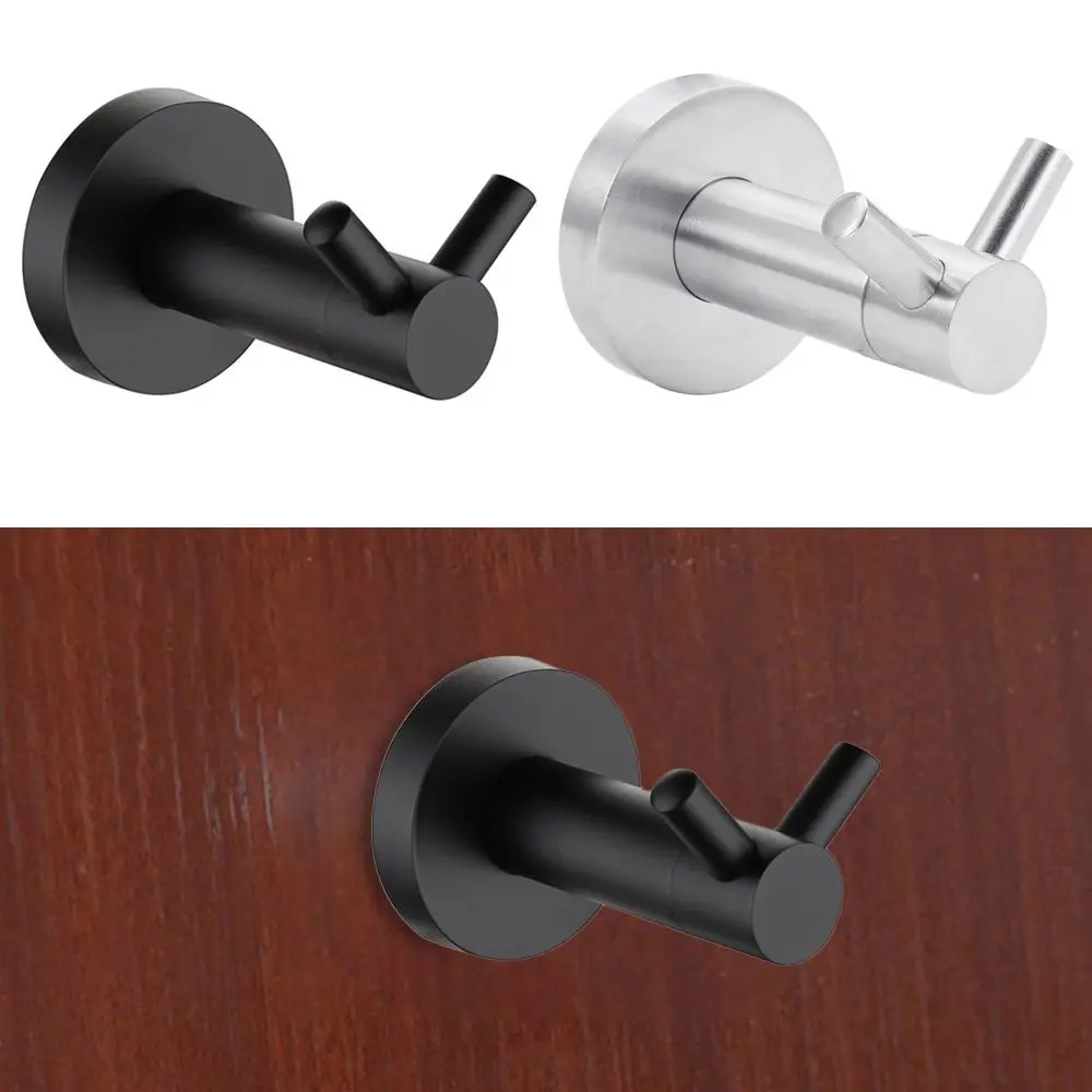 

Concise Kitchen Bathroom Stainless Steel Robe Hook Towel Hook Hanger Coat Hook