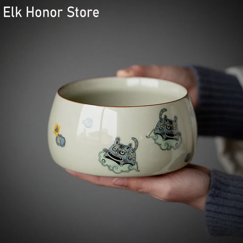 900 мл бутик медовая глазурь Тигр искусство керамический умывальник бытовой чай