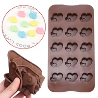 candy heart shape fondant bakeware baking moulds pastry stencil chocolate silicone mold cake decorating molds