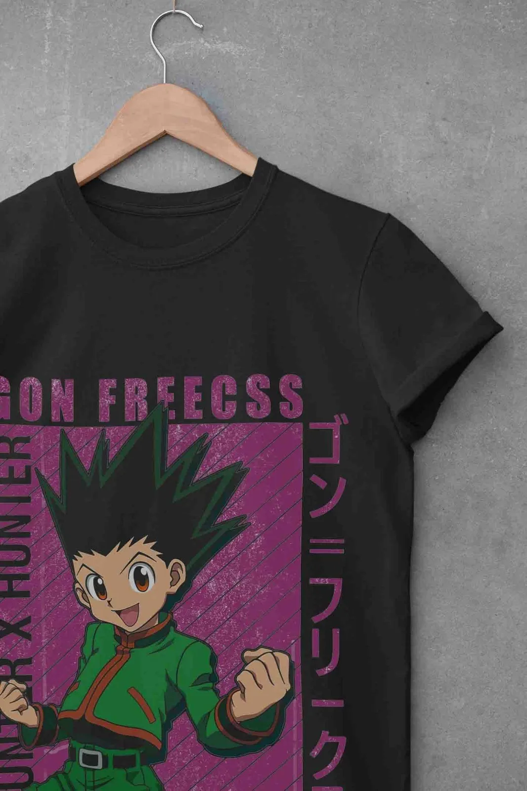Фото Футболка Hunter x Hunter с Гоном Фриксом, футболка с Килуа, топ HxH, футболка с Хисокой, унисекс, аниме. №3