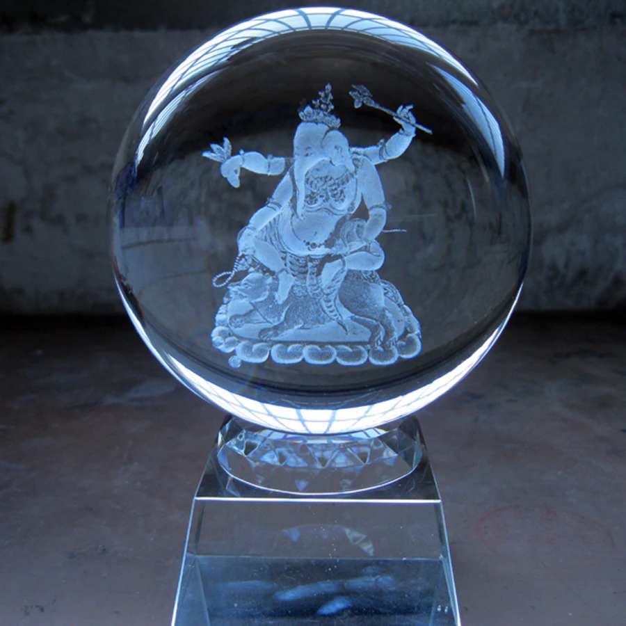 Таиланд Япония Индия HOME Store Бог богатства Удачи Рекрутвые деньги CAI SHEN GANESH Ganesha 3D