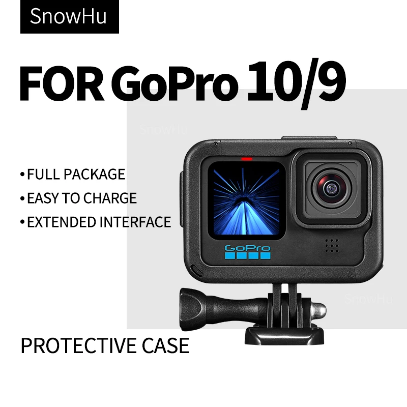 

Для экшн-Камеры GoPro Hero 10 9 Black с двойными холодными ботинками, боковая крышка аккумулятора, крышка объектива для GoPro 10 9, аксессуары
