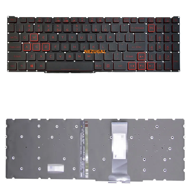 

US Backlit Keyboard For Acer Shadow Knight 4 NITRO5 AN515-54/55 AN715-51 Laptop Keyboard Replacement N18C3