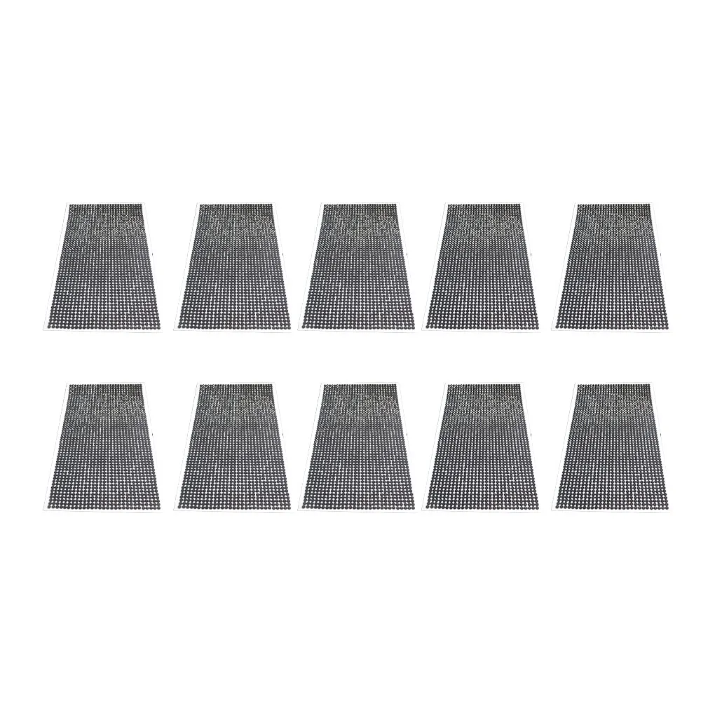 

10 листов, акриловые наклейки с буквами на английском языке