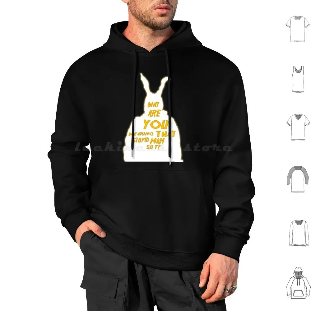 Хлопковая толстовка с длинным рукавом Донни Дарко Фрэнка кролик из фильма ужасы