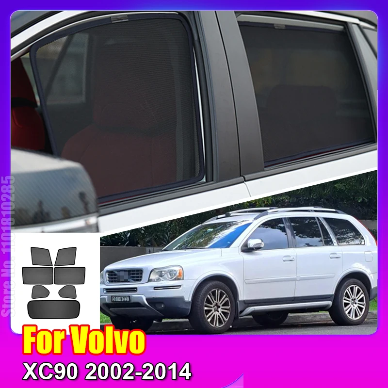 

Солнцезащитный козырек для автомобиля Volvo XC90 2002-2014 XC 90, переднее ветровое стекло, заднее боковое стекло, солнцезащитный козырек