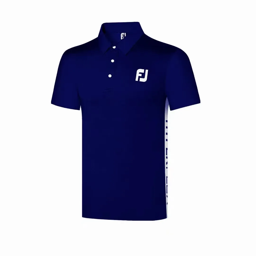 

Новинка лета 2022, одежда для гольфа, Мужская быстросохнущая рубашка-поло для спорта на открытом воздухе с короткими рукавами, одежда для игры...