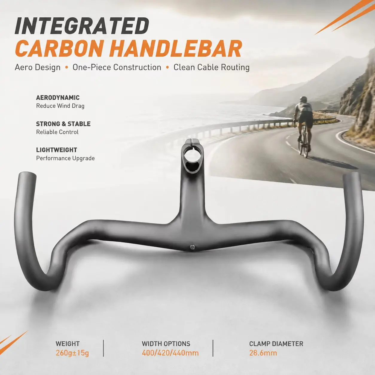 Фото Интегрированный карбоновый руль Aero RSL OCLV для шоссейного велосипеда Madone Gen 8 Checkmate SLR, эргономичный, -7 градусов °   Кабина пилота №4