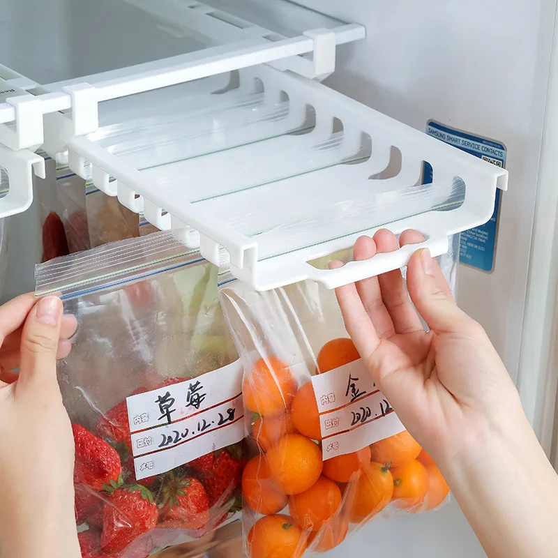 

Домашний Телескопический холодильник, рандомный держатель для напитков, холодильник, шкаф для хранения, BagTrack StorageRack