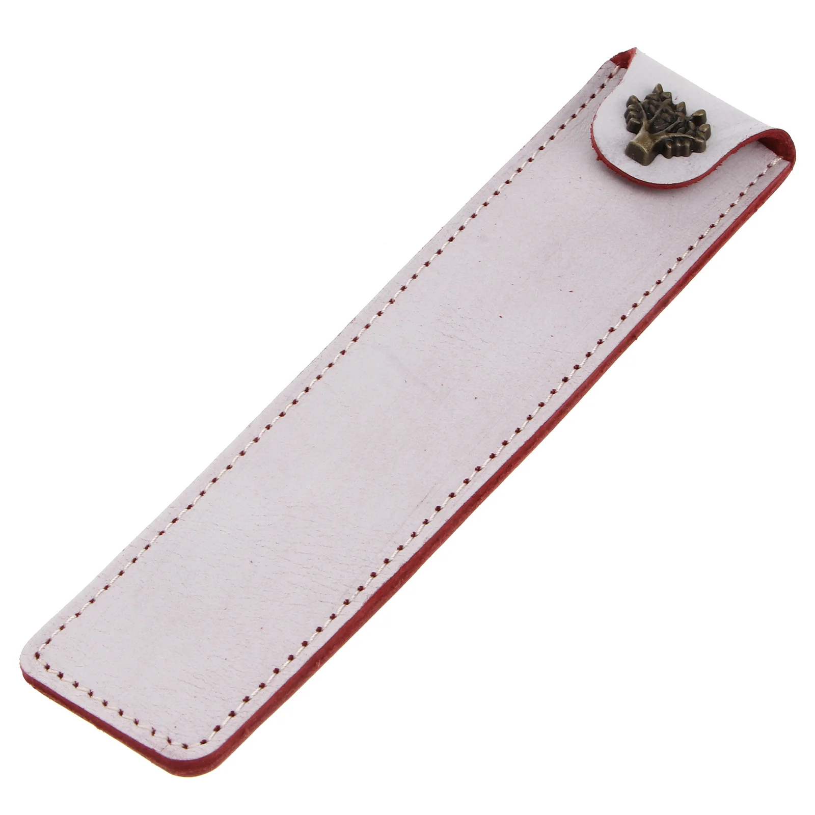 

Pen Case Holder Pouch Single Fountain Sleeve Pocket Genuine Protector Vape Black Jacket Cases Organizer Pouches Desk Purse Brown