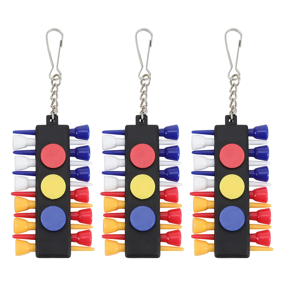 

3 Sets Practical Tee Holders Golfer Tee Holding Accessories Golfs Tee Keepers