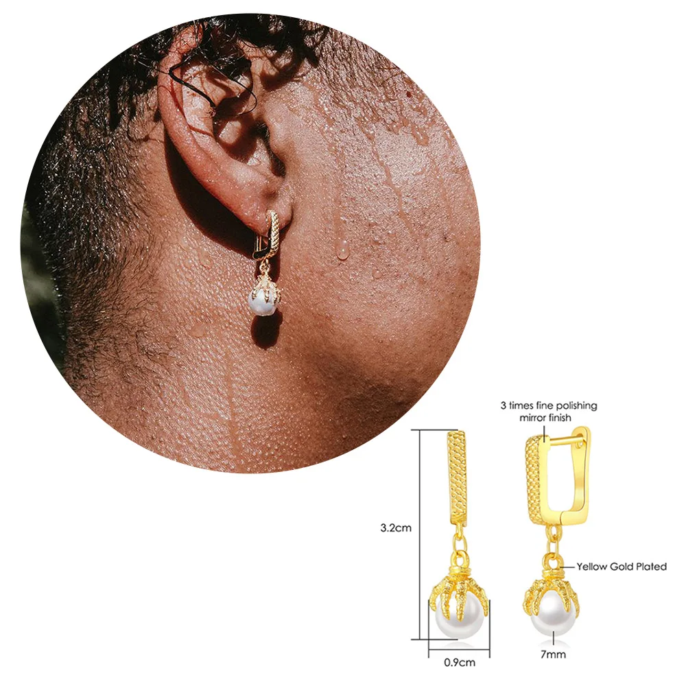 Хип-хоп пирсинг рэпер ледяные шипованные необычные серьги для мужчин золотой