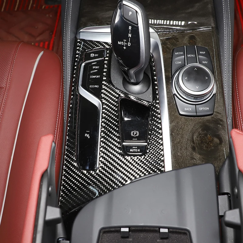 Для 2018-2022 BMW 5 серии G30 мягкое углеродное волокно Стайлинг автомобиля центр