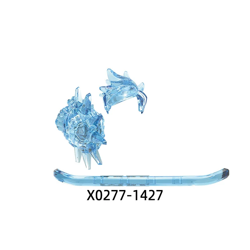 Экшн-фигурки перчатки оружие брюки детали для волос модель блоков набор