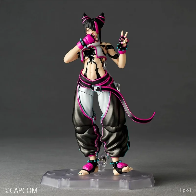 Фото В наличии: Фигурки Revoltech Amazing Yamaguchi Street Fighter 6 Рю, Чун-Ли, Мобильный костюм Гунпла, Люк, Джури. Аниме-модель. Подарок. №4