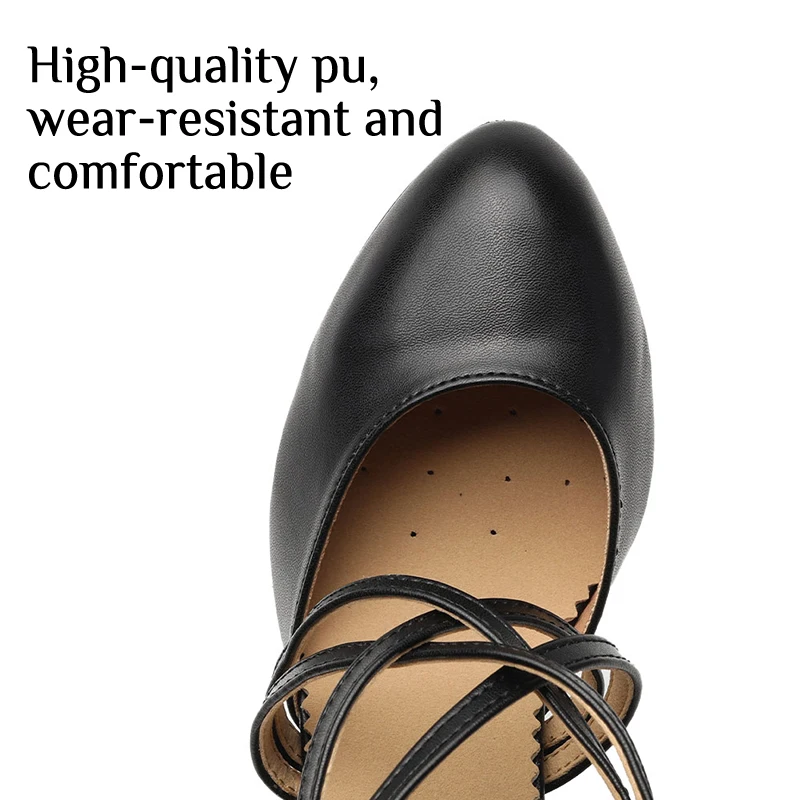 DKZSYIM Women Dance Shoes Closed Toe Indoor Dance Shoes Big Size Salsa Ballroom Modern Latin Shoes For Girls Ladies