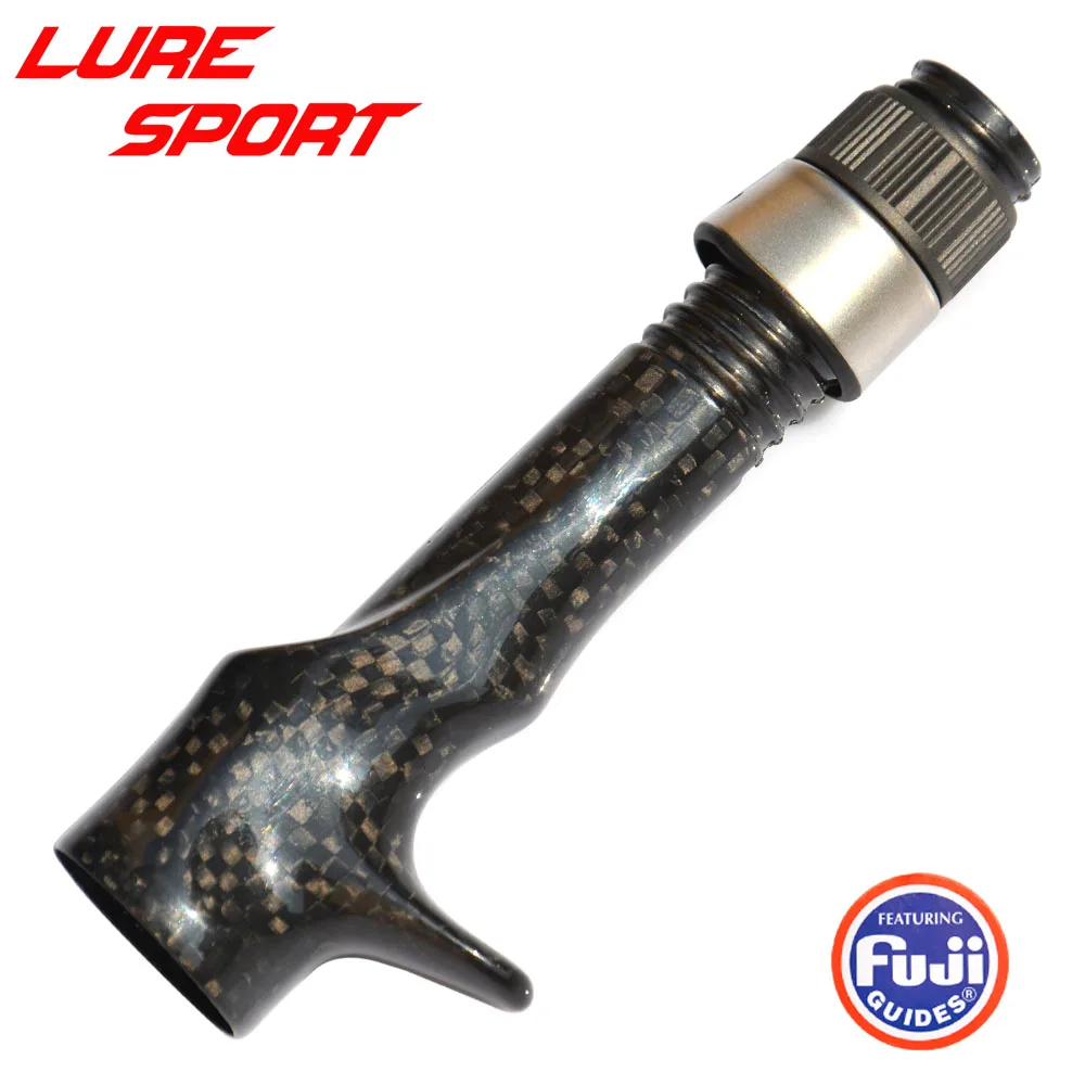LureSport 3K тканый карбоновый корпус с гайкой FUJI DPS16 спиннинг сиденья литой