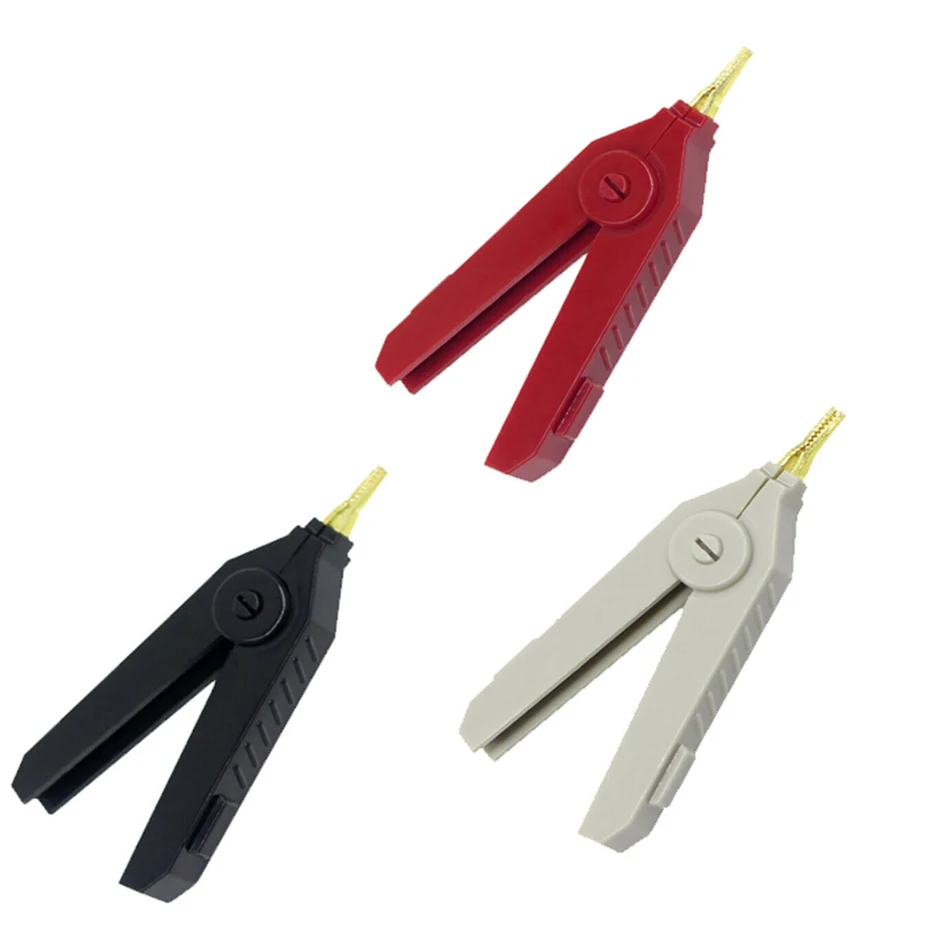 1 шт. зажим крокодил 90 мм Kelvin медная позолоченная пластина LCR тестовый