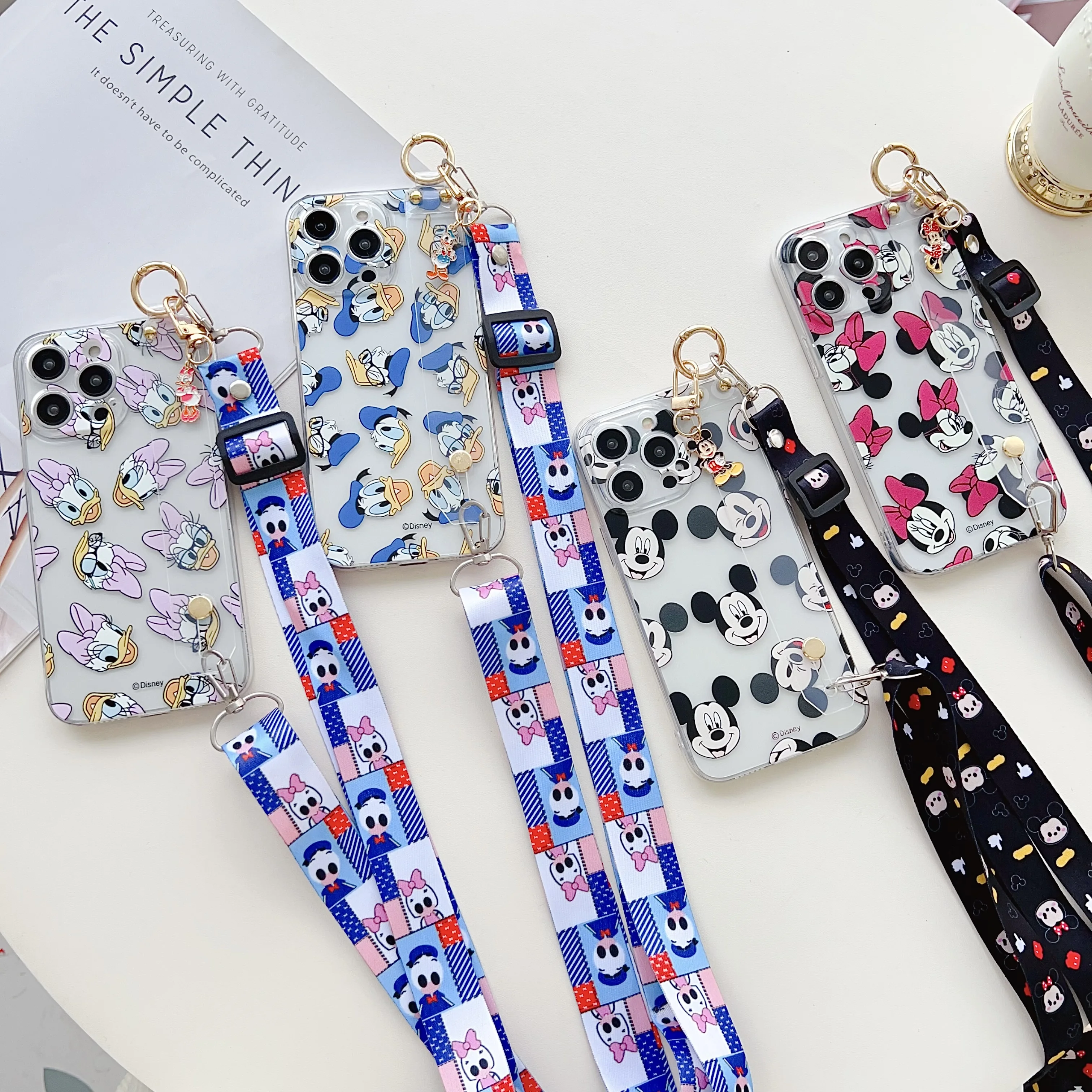 Для OnePlus 6 7 8 9 10 11 Pro T R RT Minnie Daisy чехол браслет с орнаментом