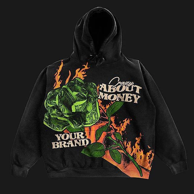 Рисунок 5 - Толстовка мужская оверсайз с круглым вырезом