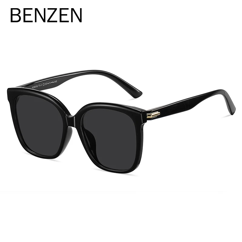 BENZEN поляризационные солнцезащитные очки женские винтажные для мужчин с